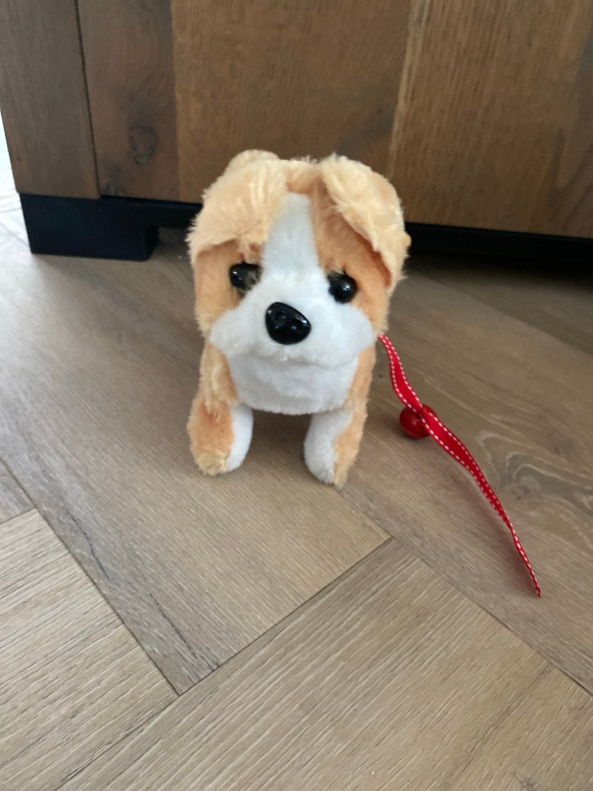 Interactieve knuffelhond met loopfunctie, Zo goed als nieuw, Meerkleurig, Interactief, Klein (minder dan 20 cm)