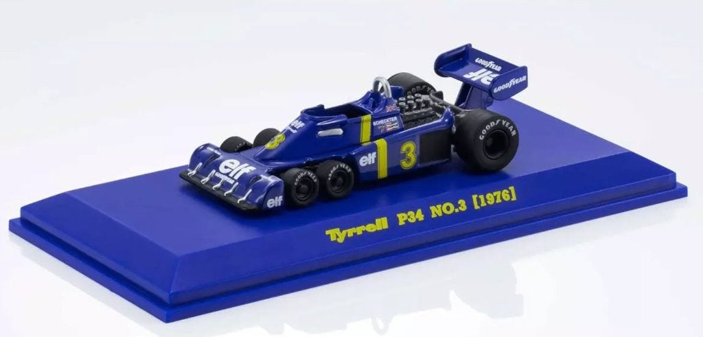 Tyrrell P34 J. Scheckter 1976 - Kyosho miniatuur 1:64, Overige merken, 1:50 of kleiner, Auto, Verzenden