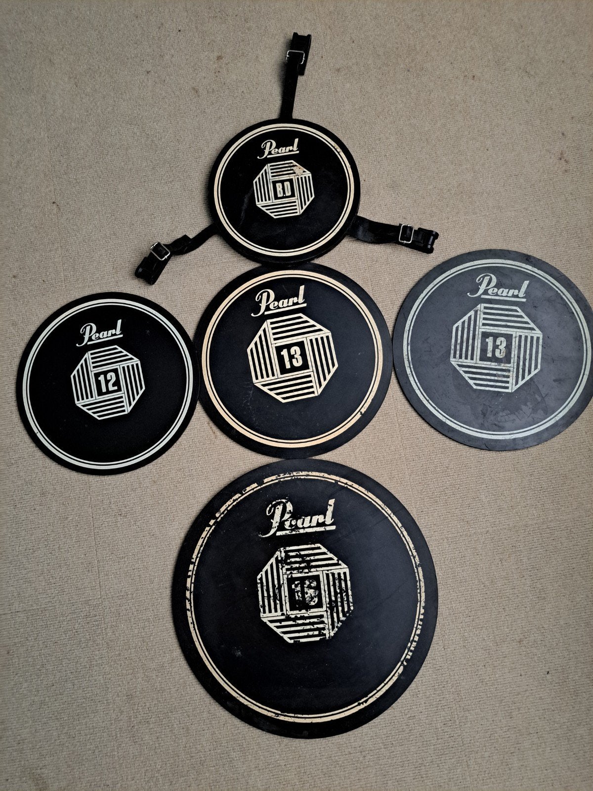 Pearl oefenpads set voor drums, Ophalen of Verzenden, Gebruikt, Pearl