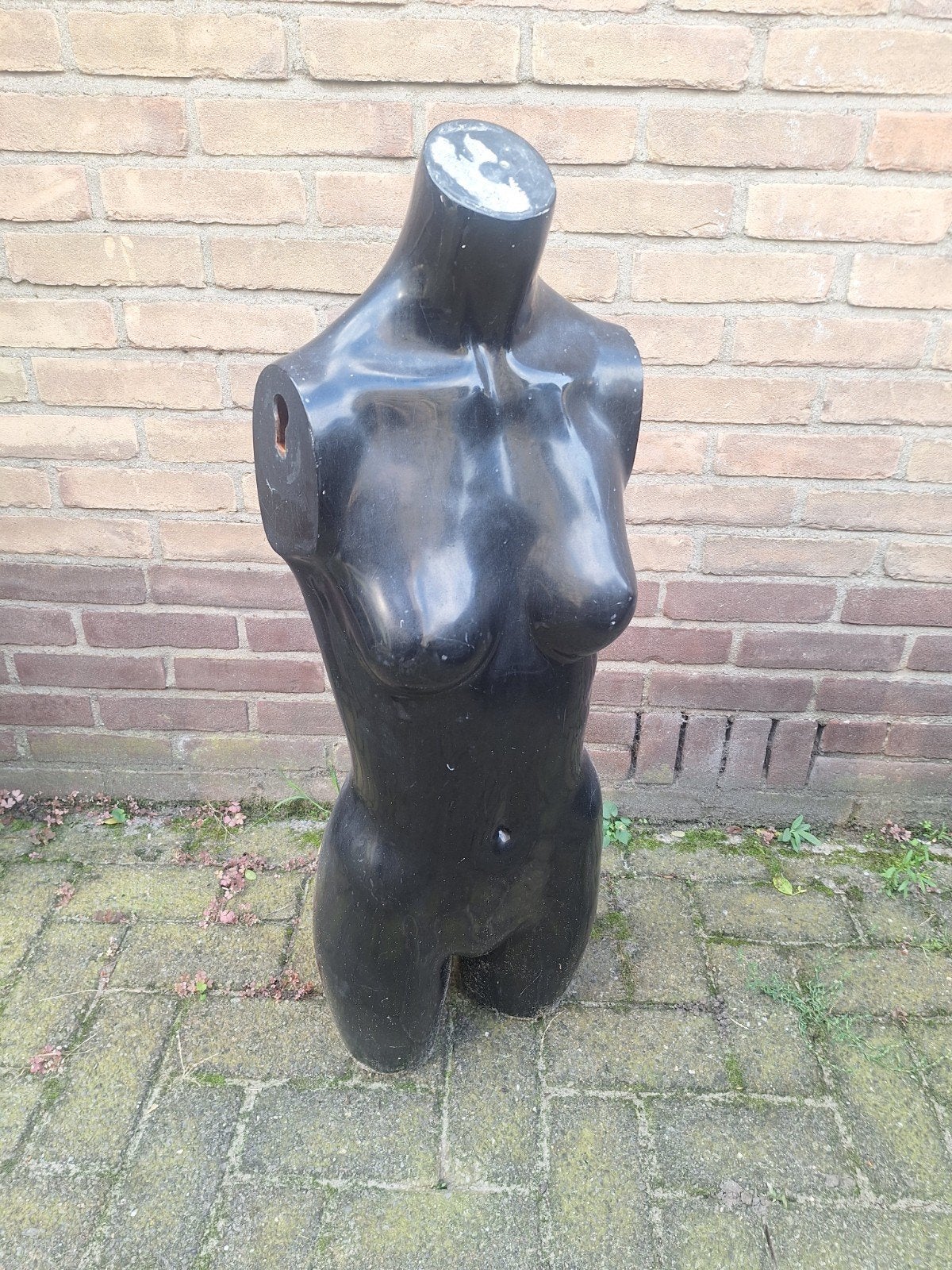Zwart torso paspop - etalagepop, Ophalen of Verzenden