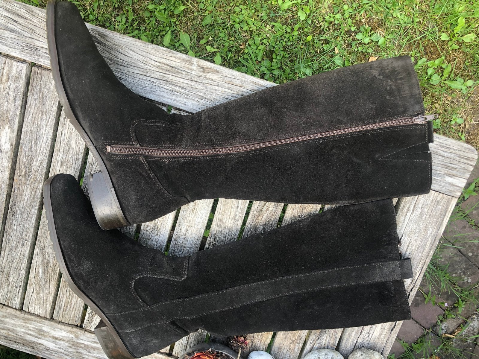 Suède bruine laarzen maat 39 Italiaansmerk Bladelli, Kleding | Dames, Hoge laarzen, Bruin, Nieuw, Ophalen of Verzenden