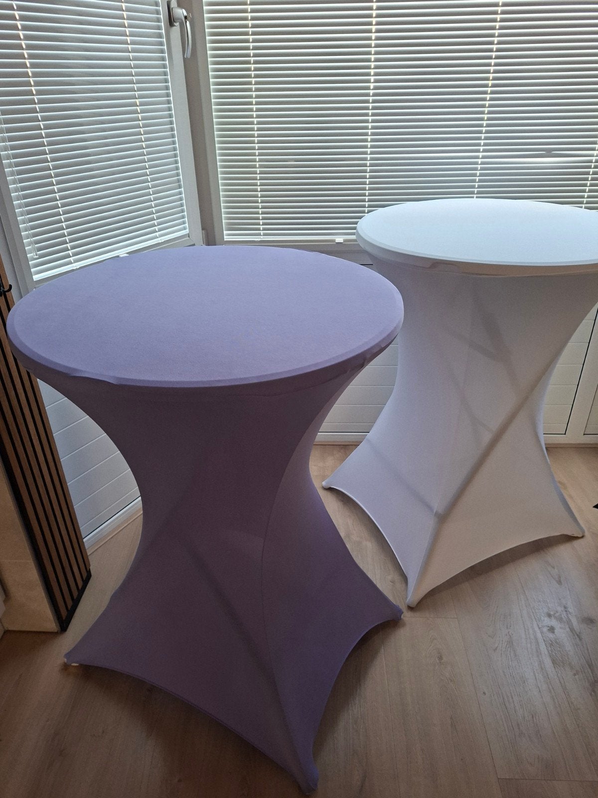 Te huur statafel inclusief hoes in kleur naar keuze, Ophalen of Verzenden, Zo goed als nieuw, Overige
