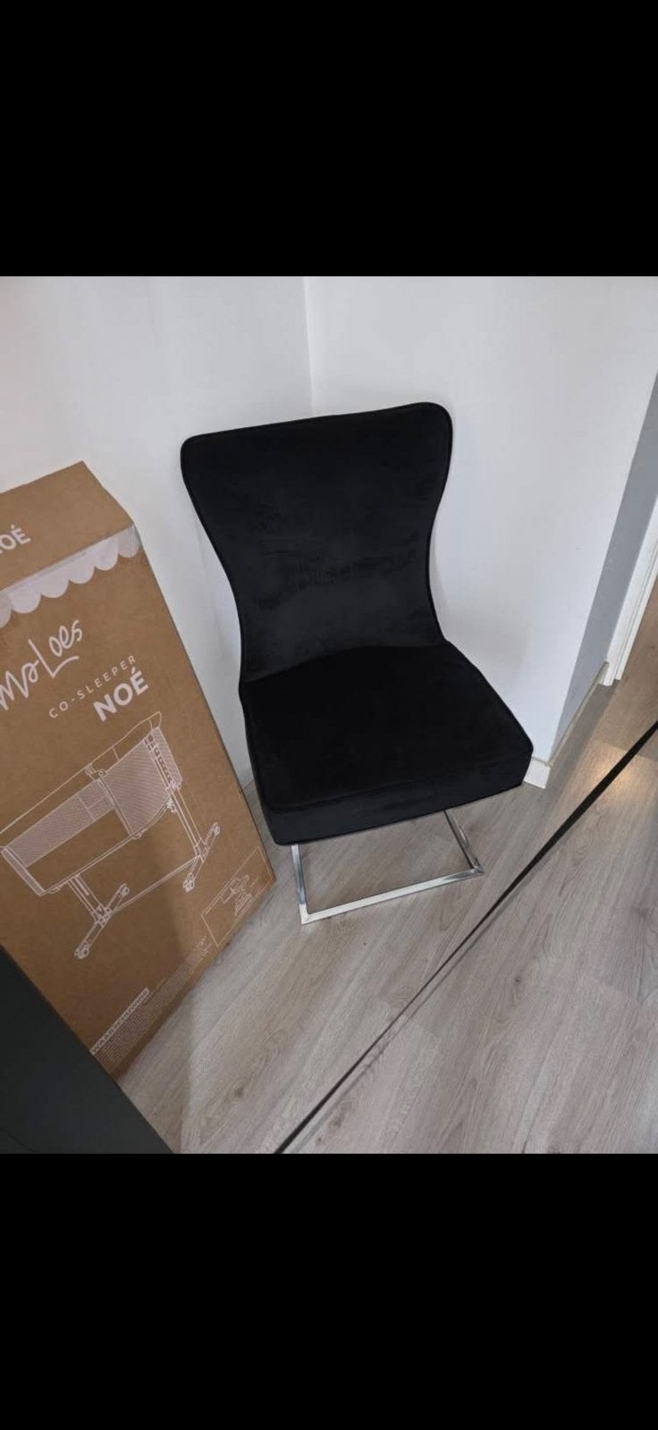 Eric kuster stoel, Huis en Inrichting, Stoelen, Ophalen, Zo goed als nieuw, Zwart, Eén