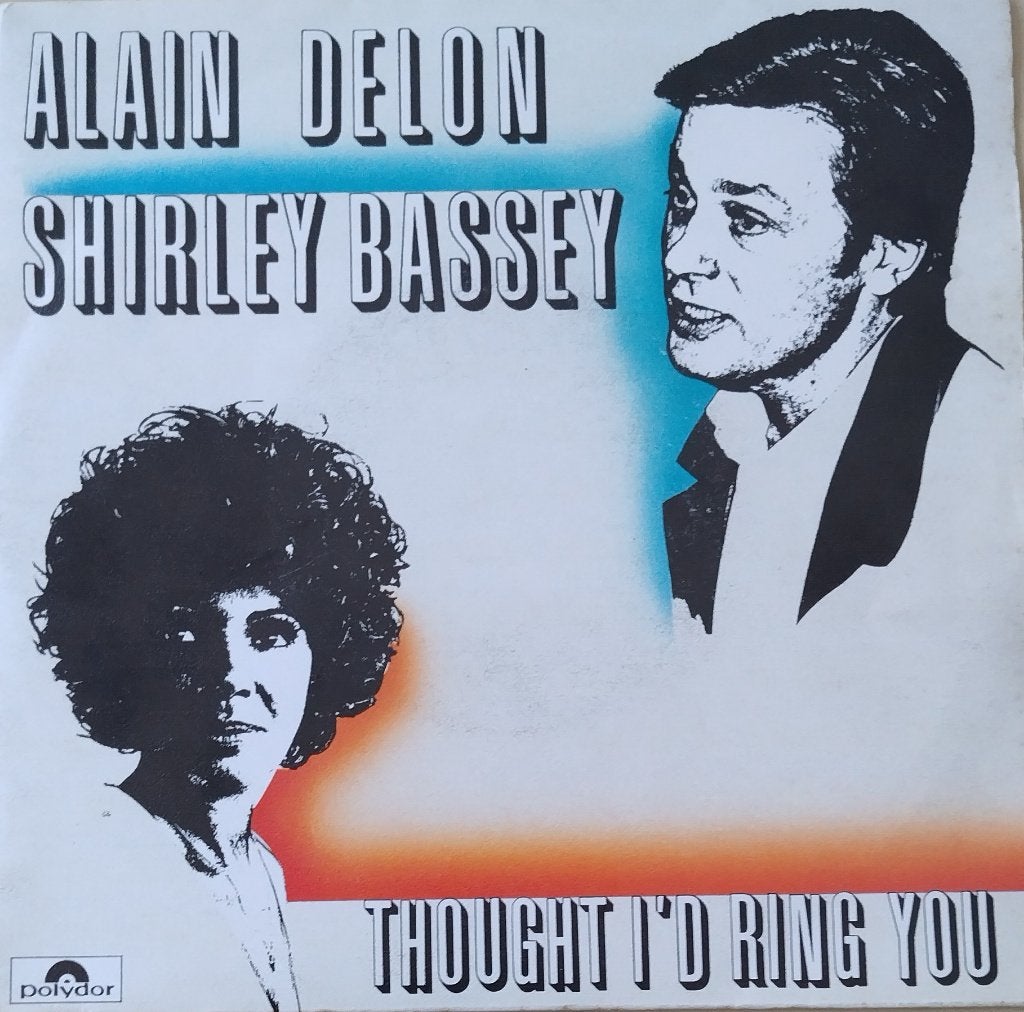 Alain Delon & Shirley Bassey - Thougt I'd ring you, Cd's en Dvd's, 7 inch, Zo goed als nieuw, Pop, Overige typen