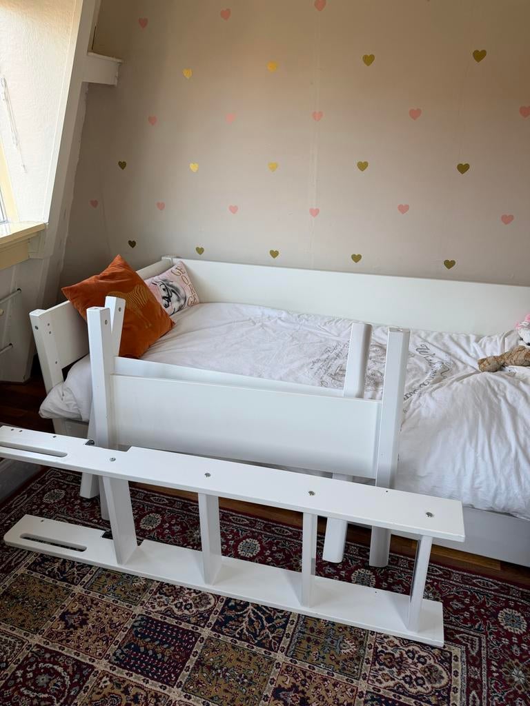Flexa White Onderstel voor Verhoogde Halfhoogslaper, Ophalen, Gebruikt, Halfhoogslaper