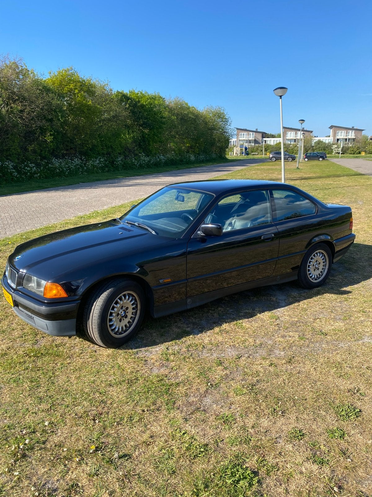 BMW 3-Serie 2.0 I 320 Coupe AUT 1996 Zwart, Auto's, Automaat, Achterwielaandrijving, Zwart, 150 pk