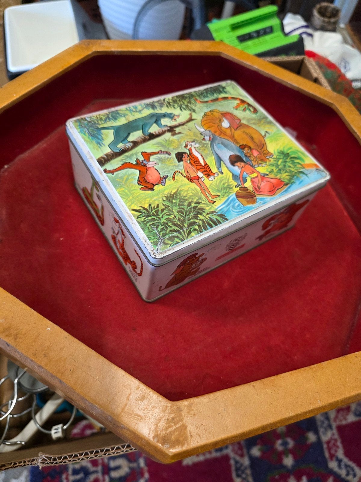 Blikken trommel jungle book Rombouts, Verzamelen, Ophalen of Verzenden, Gebruikt