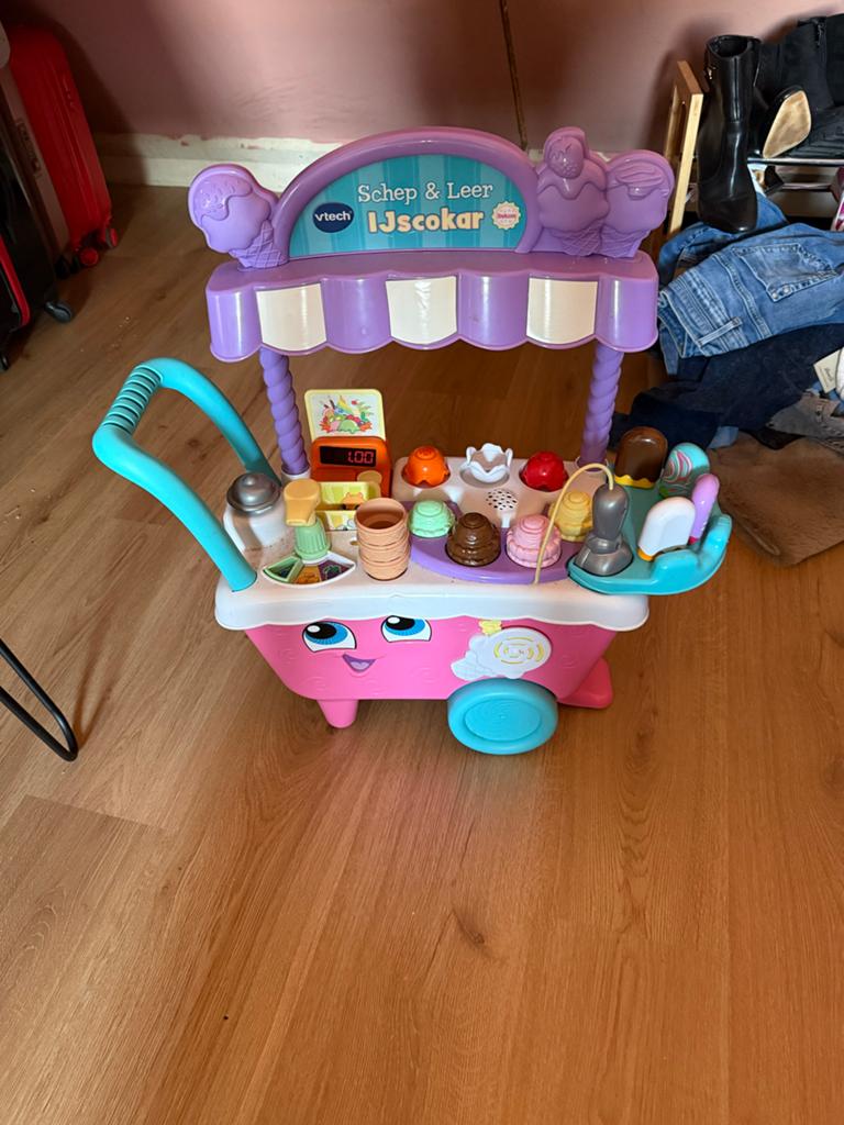 Vtech Schep & Leer IJscokar - Goede staat, Ophalen, Gebruikt, 2 tot 4 jaar