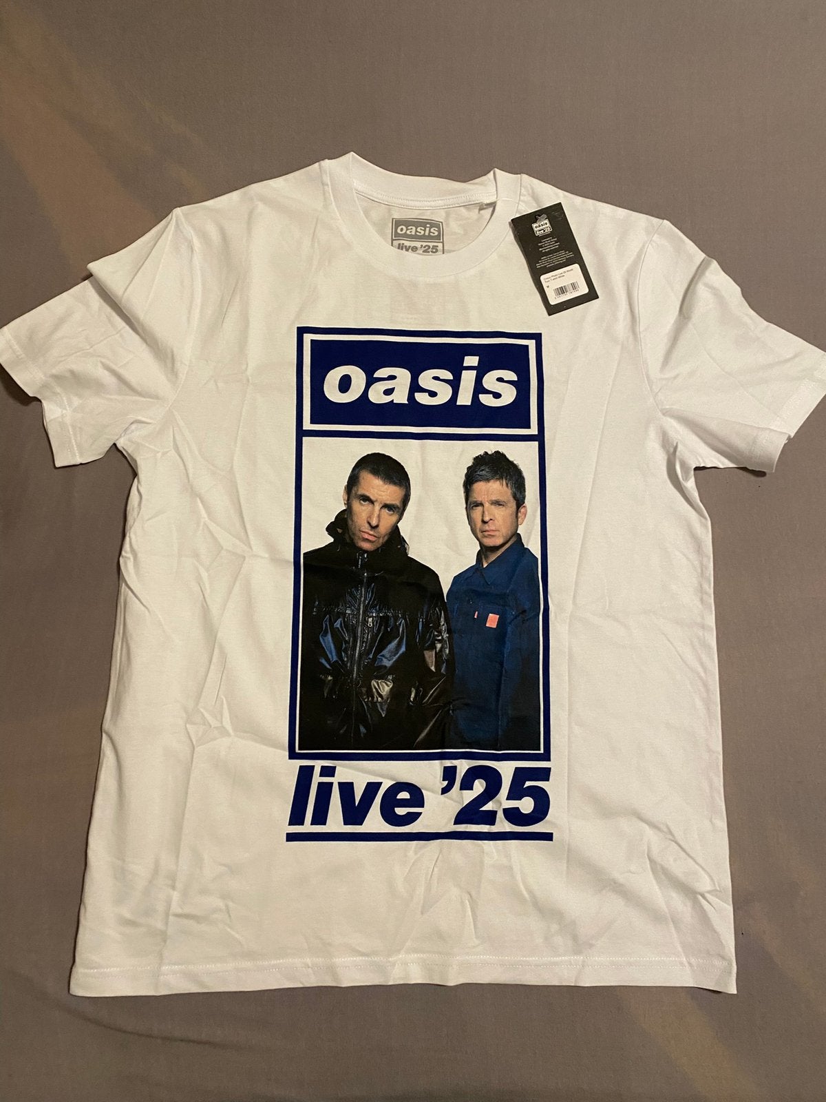 Oasis Tour Shirt 2025 Nieuw Official, Verzenden, Nieuw, Overige maten, Zwart