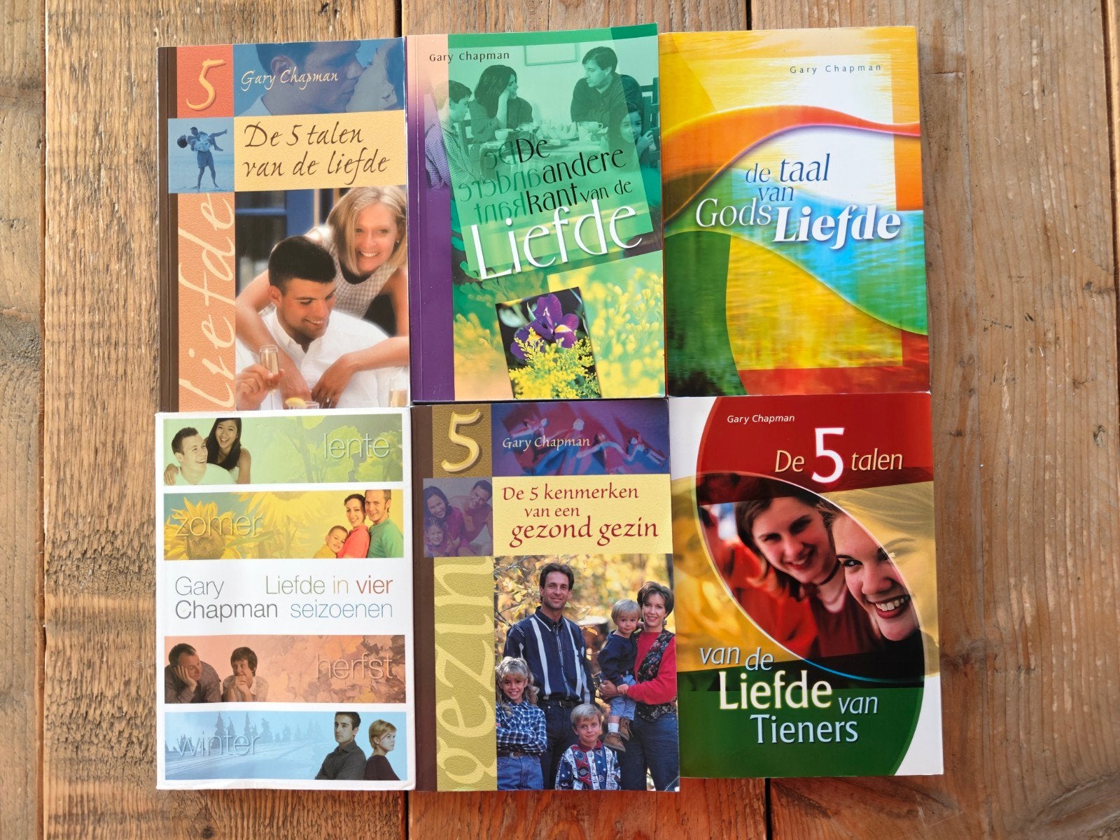 6 Boeken van Gary Chapman., Boeken, Ophalen of Verzenden, Zo goed als nieuw