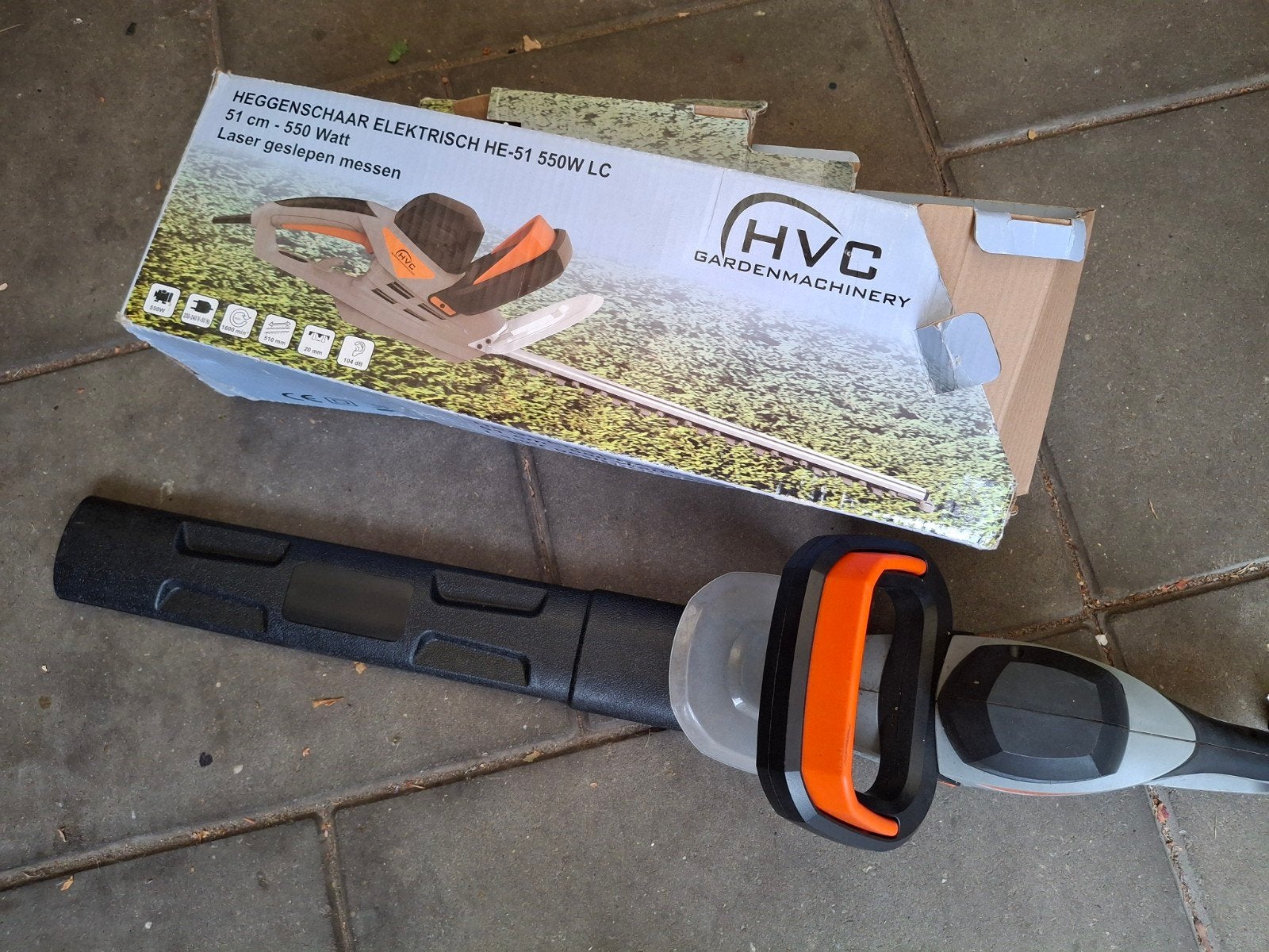 Elektrische heggenschaar., Tuin en Terras, Heggenscharen, Ophalen, Gebruikt, Elektrisch