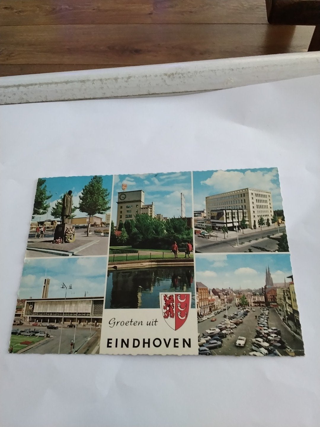 Ansichtkaart Groeten uit Eindhoven - Gelopen, Ophalen of Verzenden, 1960 tot 1980, Gelopen