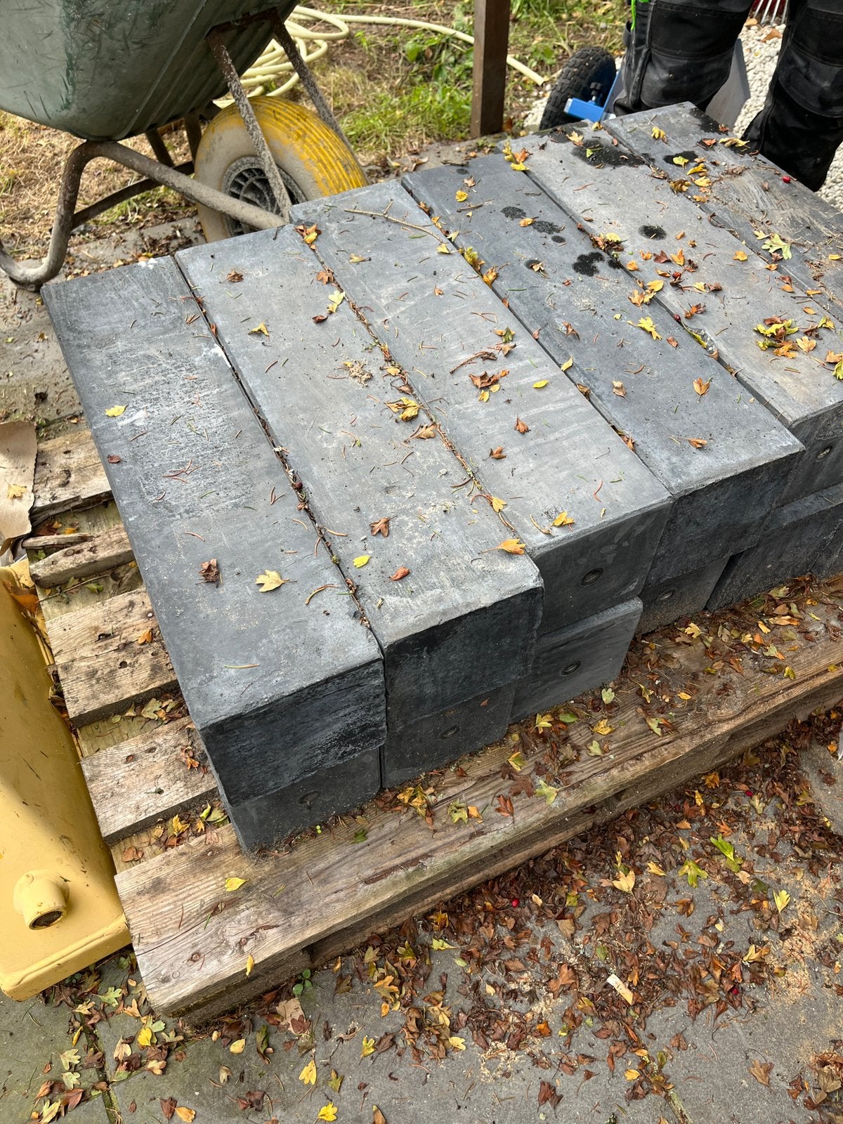 Beton poer 60x15x15 12 stuks, Tuin en Terras, Ophalen, Zo goed als nieuw, Overige typen