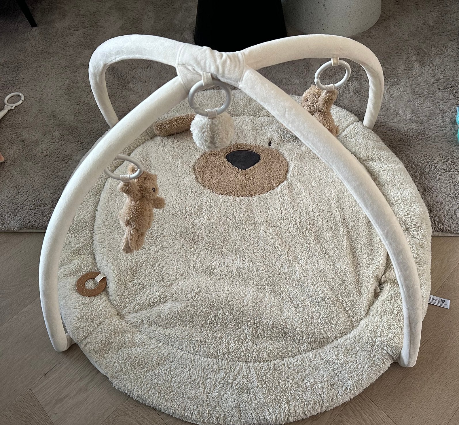 Baby speelkleed/ baby gym beige, Kinderen en Baby's, Speelgoed | Babyspeelgoed, Ophalen, Zo goed als nieuw, Babygym
