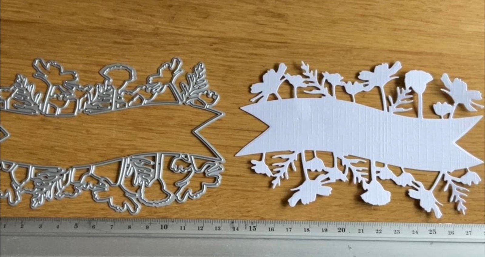 Snijmal banner met bomen K141, Ophalen of Verzenden, Zo goed als nieuw, Kerst, Pons of Mal