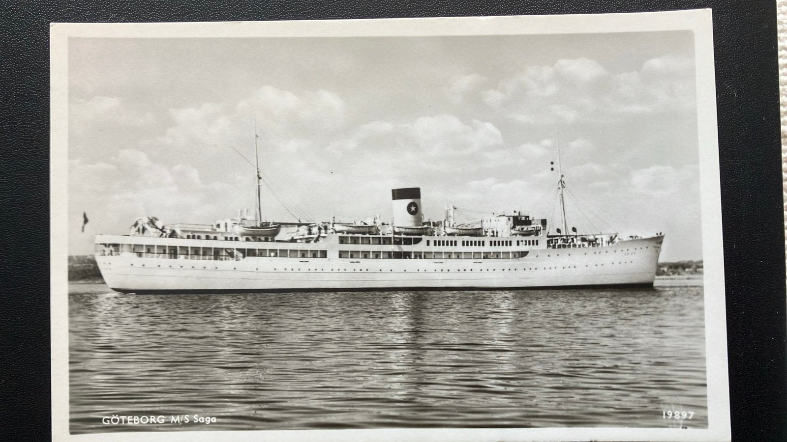 SAGA   pass/cruiseschip van Svenska Lloyd., Ophalen of Verzenden, Zo goed als nieuw