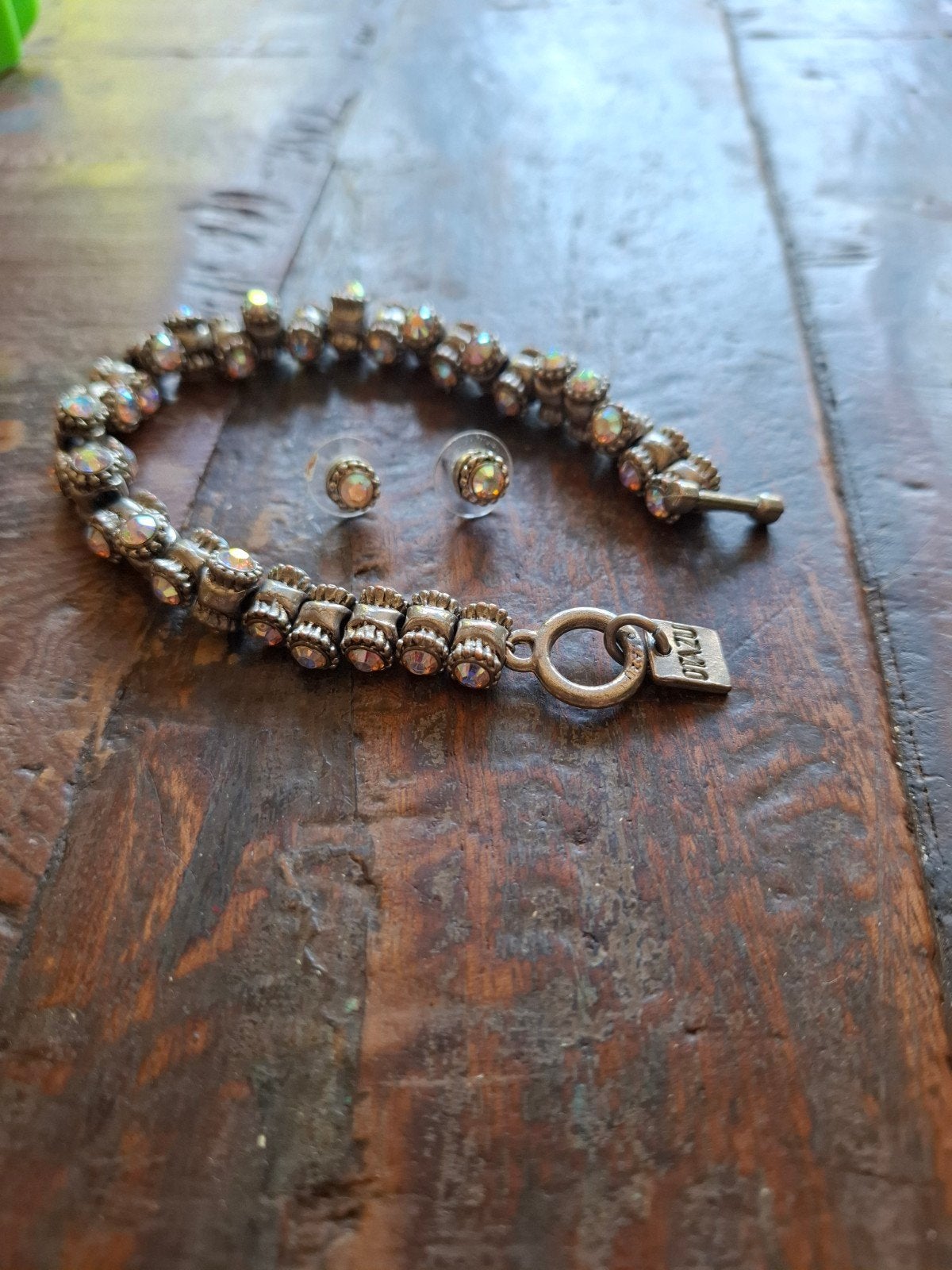Otazu Armband & Oorbellen Set - Swarovski Kristallen, Met kristal, Overige materialen, Ophalen of Verzenden, Zo goed als nieuw