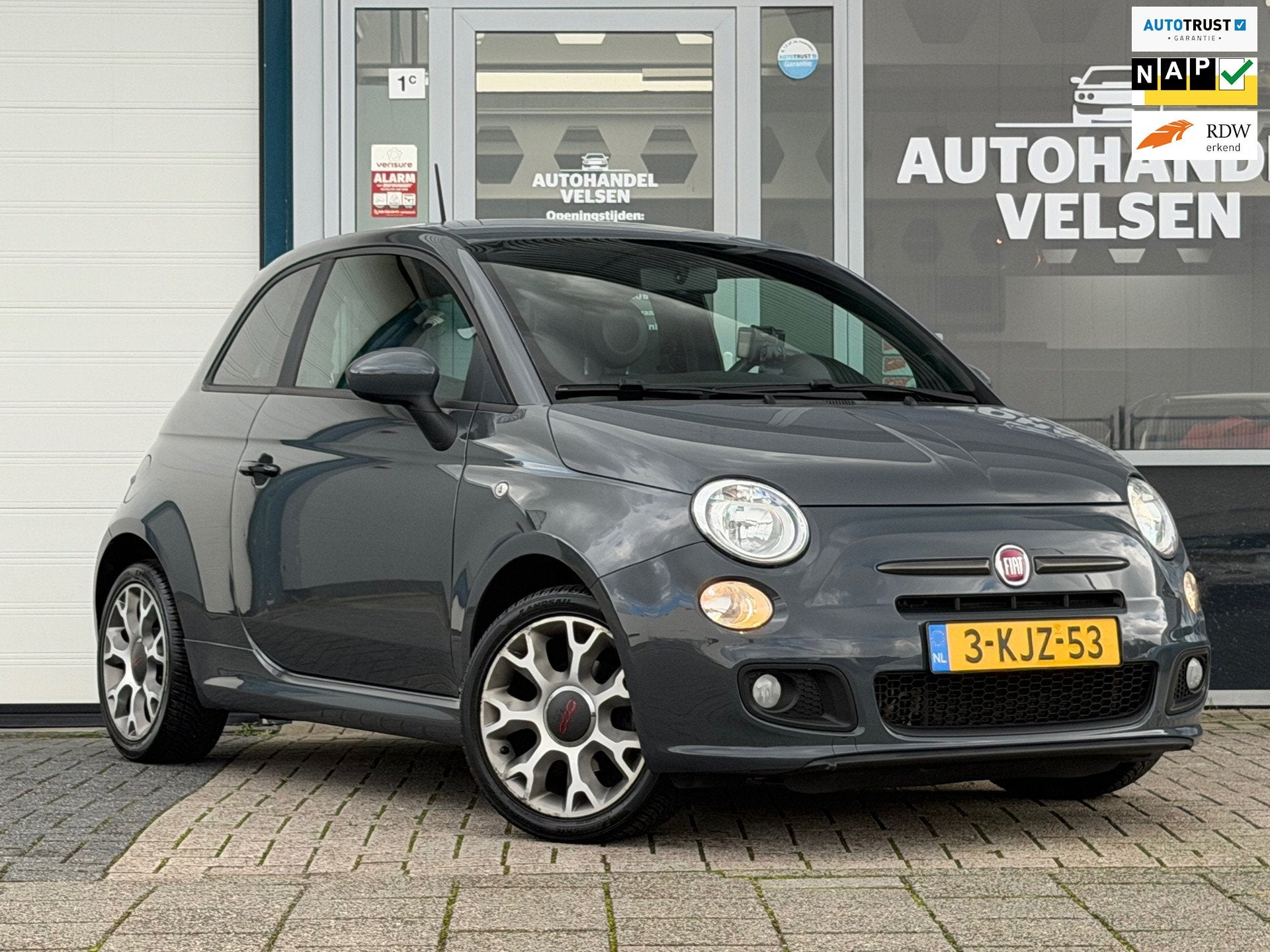 Fiat 500 0.9 TwinAir 500S Nap Navi Airco, Auto's, Voorwielaandrijving, Euro 5, 86 pk, Gebruikt
