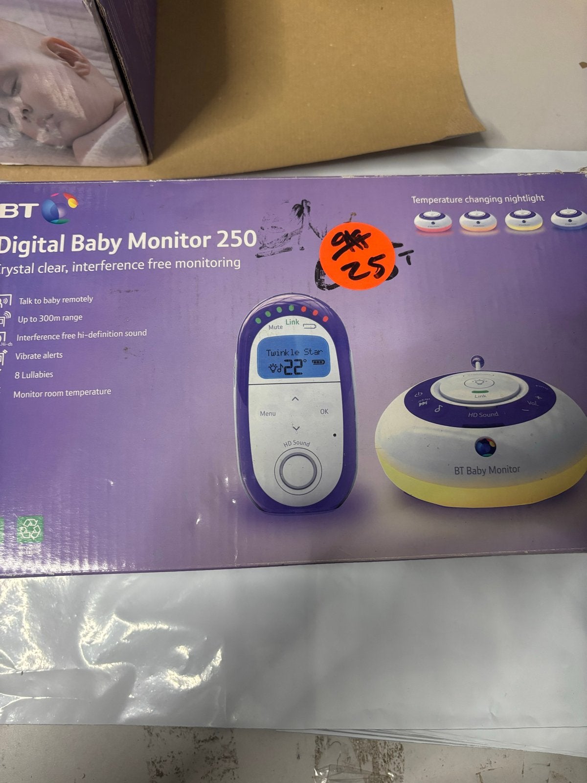 BT Digital Baby Monitor 250 - Nieuw met verpakkingsschade, Kinderen en Baby's, Al, Terugspreekfunctie, Al, Nieuw