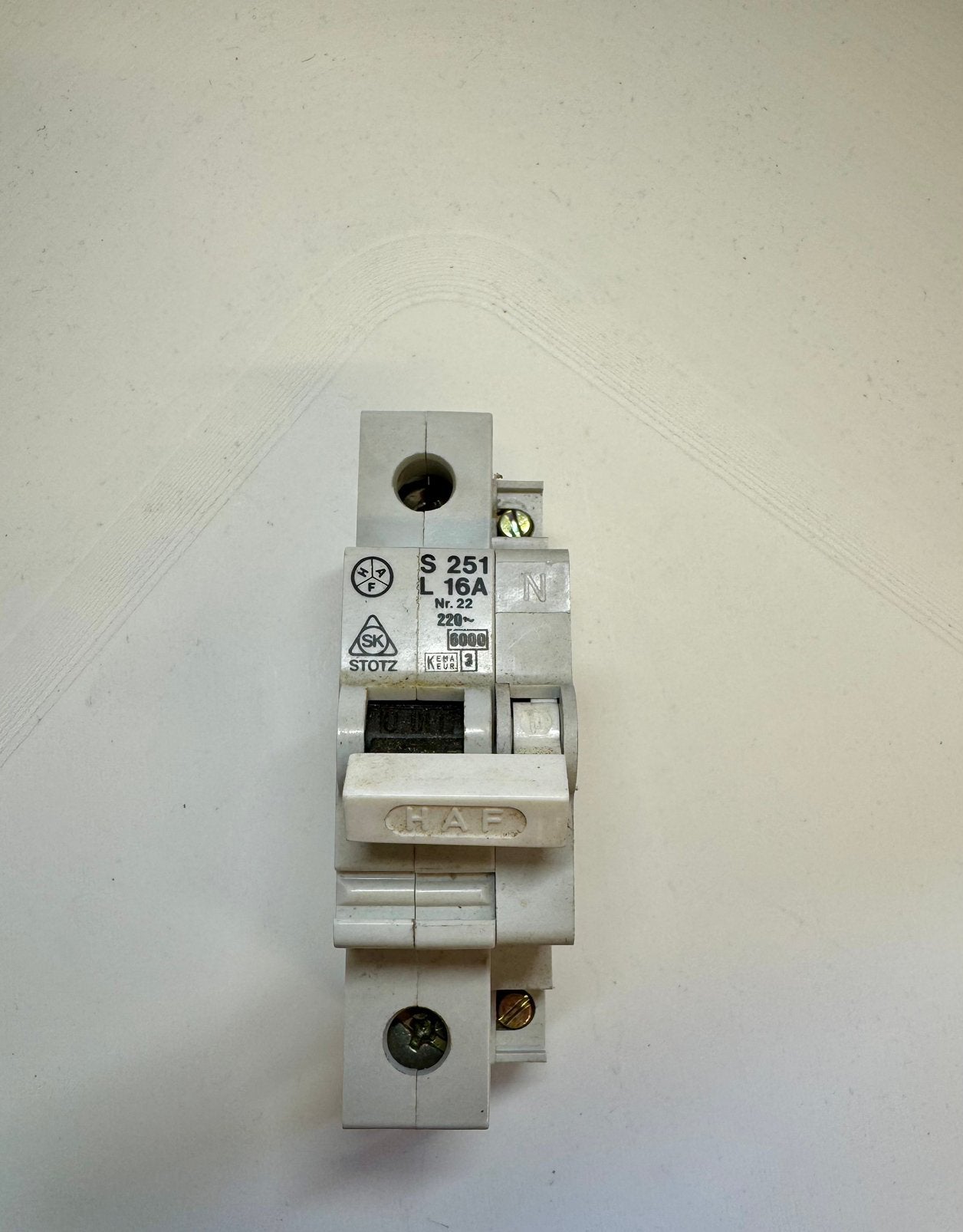 ABB/HAF S251 L16 automaat 1P+N – €5 per stuk, Ophalen of Verzenden, Gebruikt, Installatieautomaat