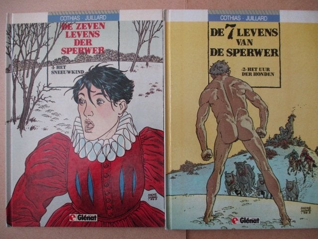 w0330 de zeven levens der sperwer 1 t/m 7 hc, Boeken, Meerdere stripboeken, Ophalen, Gelezen