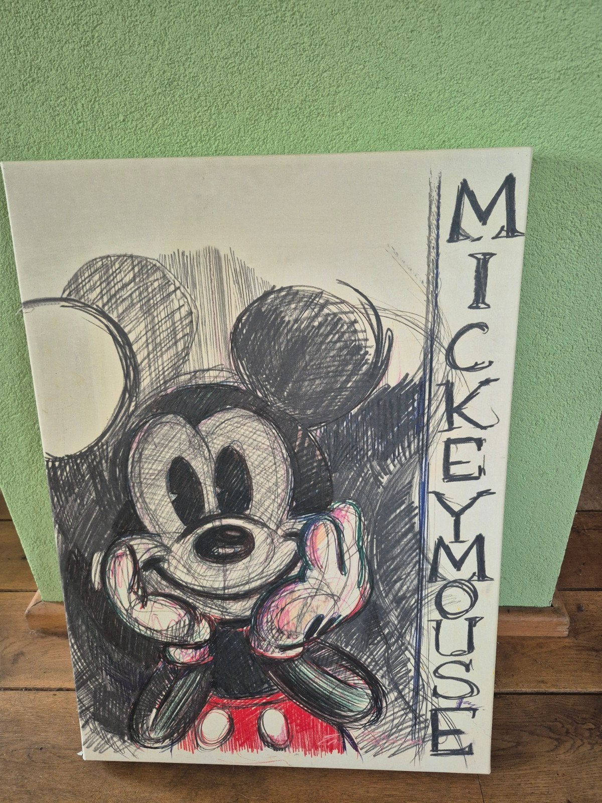 disney mickey mouse limited edition canvas schilderij, Ophalen