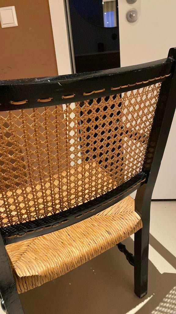Antiek rotan setje, Ophalen