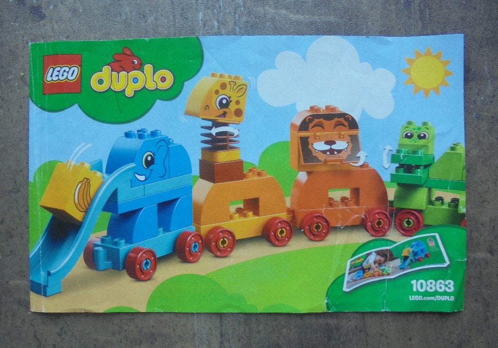 Lego Duplo Building Instruction 10863 (zie foto's), Ophalen of Verzenden, Gebruikt, Duplo