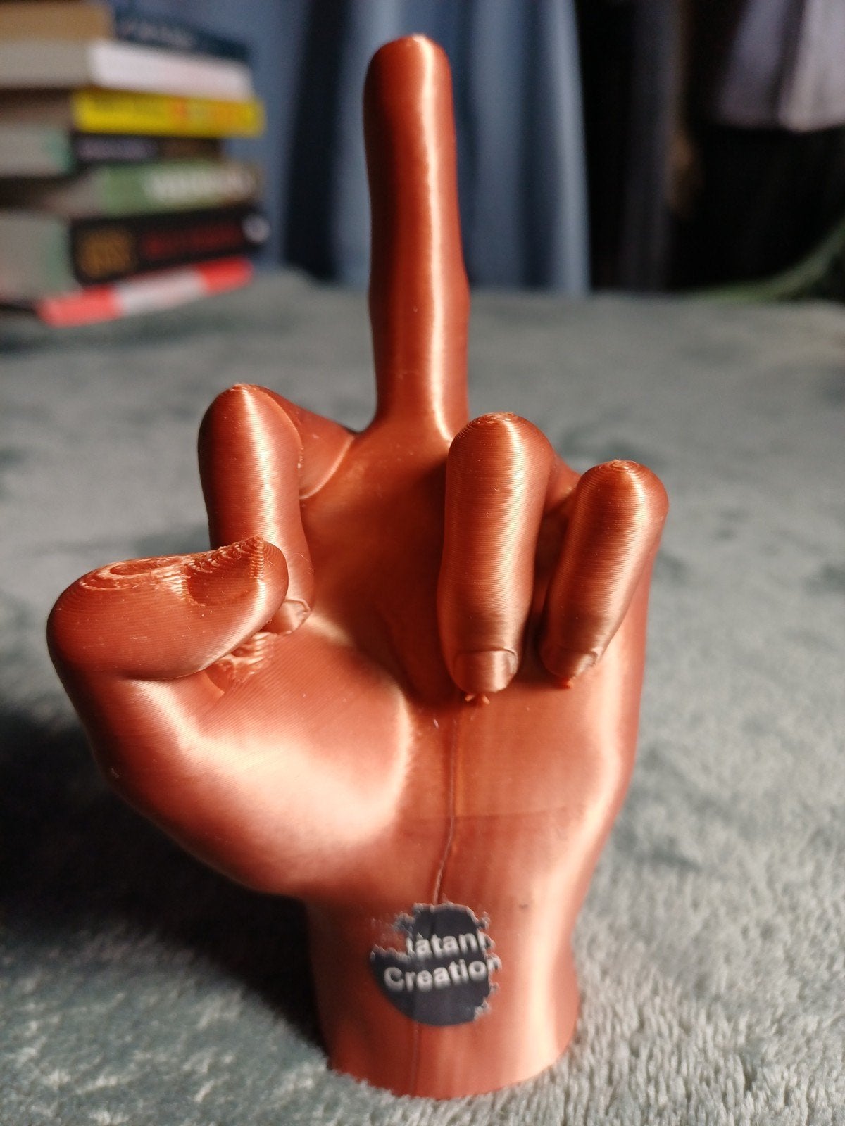 3D Kunststof Beeldje - Vingergebaar  NIEUW, Overige onderwerpen, Kunststof, Ophalen of Verzenden, Handgemaakt