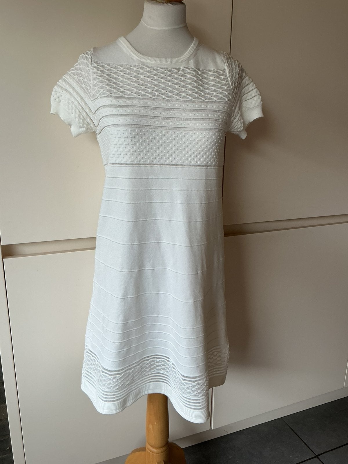 Twinset by Simona Barbieri jurkje maat 36/38, Wit, Ophalen of Verzenden, Zo goed als nieuw, Maat 36 (S)