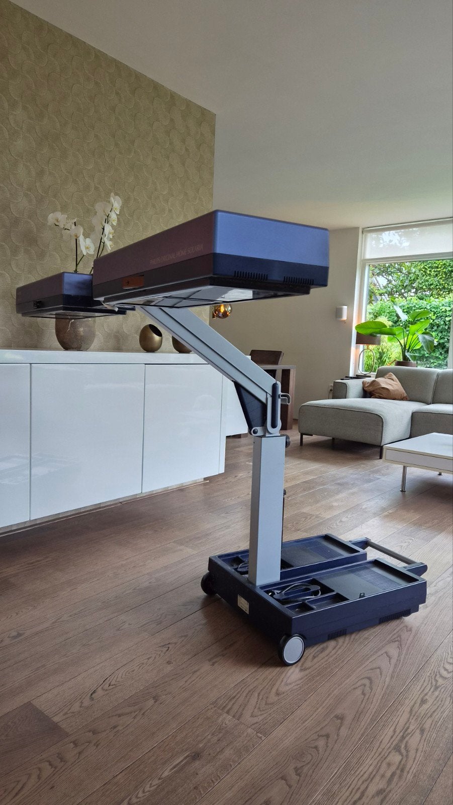 Philips Original Home Solaria Zonnebank Dubbelzijdig, Ophalen, Gebruikt, Zonnebank dubbelzijdig, 10 tot 15 lampen