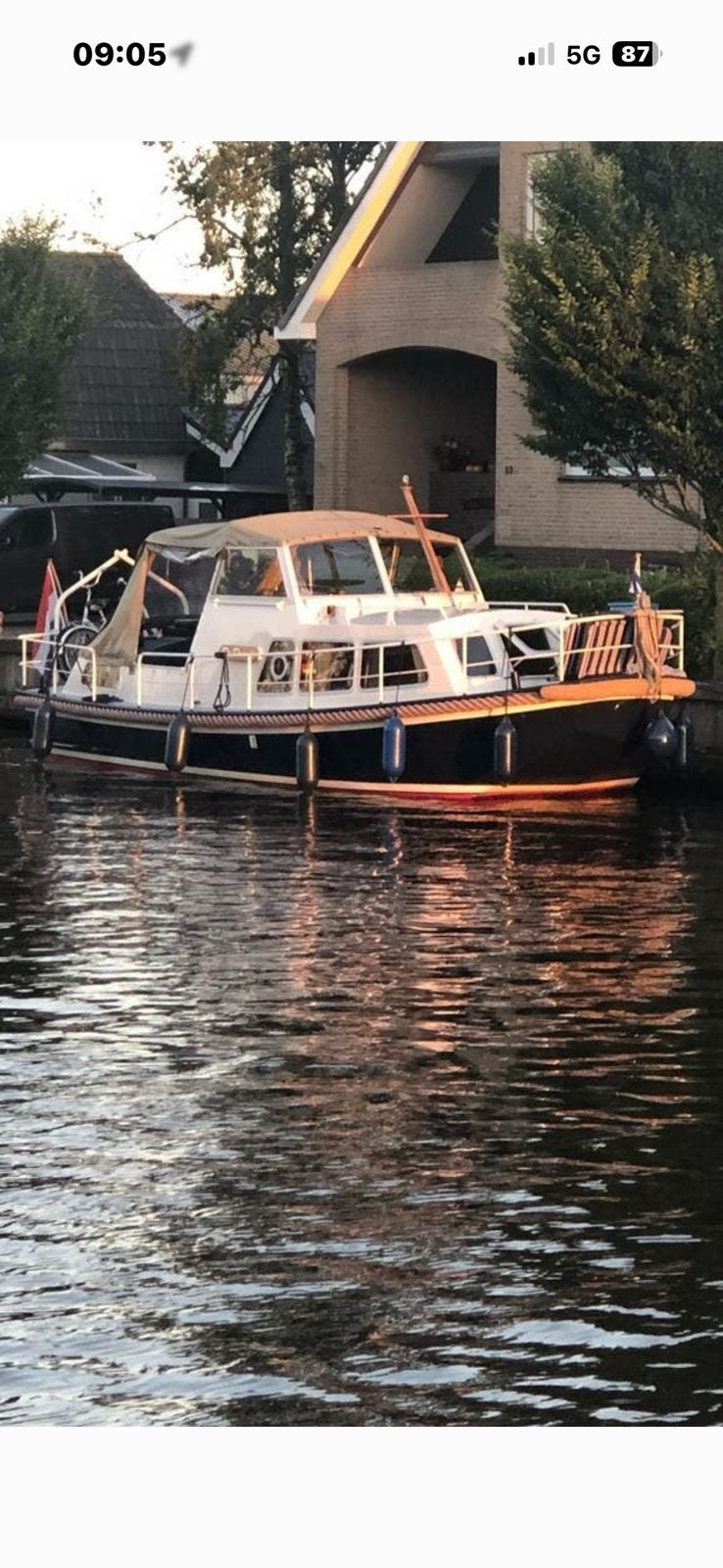 Doerak /boot met Boegschroef te huur 450 per week Friesland., Sloep of Motorboot