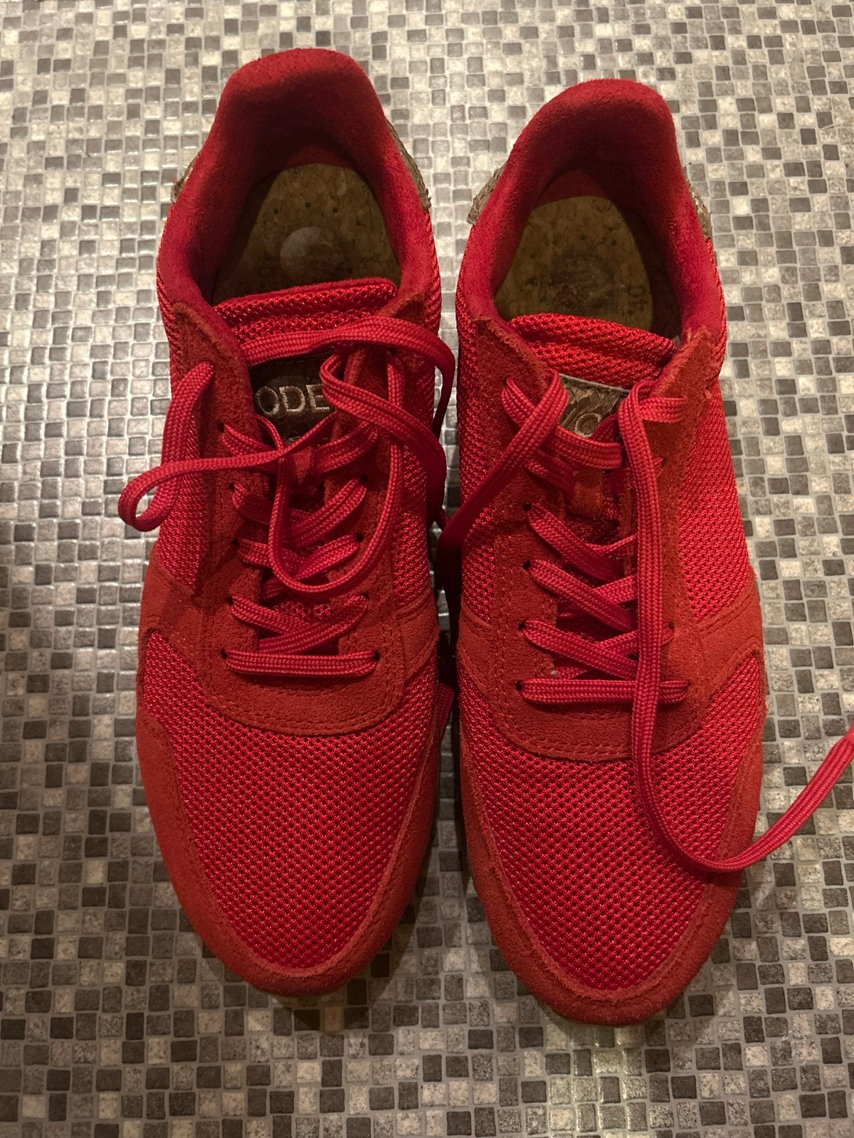 Woden Ydun II Red Sneakers Maat 40, Kleding | Dames, Schoenen, Ophalen of Verzenden, Zo goed als nieuw, Rood, Sneakers of Gympen