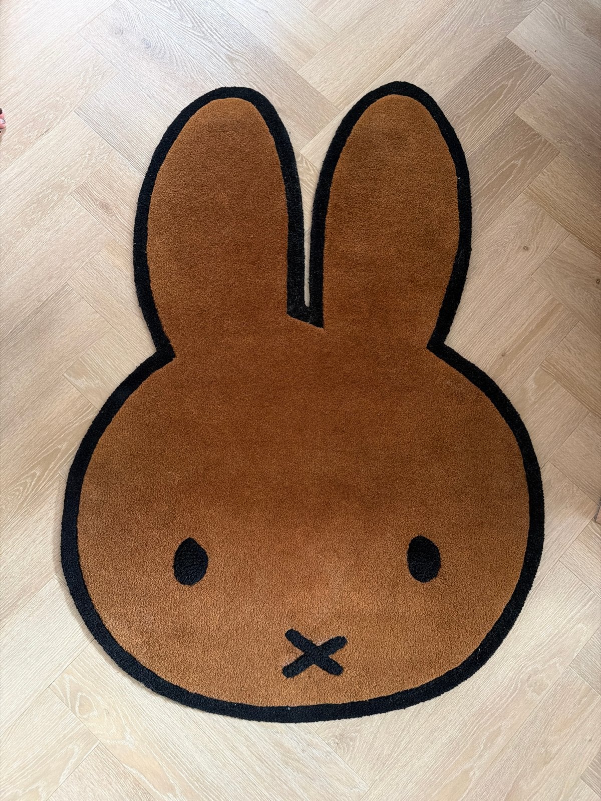Nijntje vloerkleed - Maison Deux - Zo goed als nieuw, Ophalen, Bruin, 50 tot 100 cm, Zo goed als nieuw