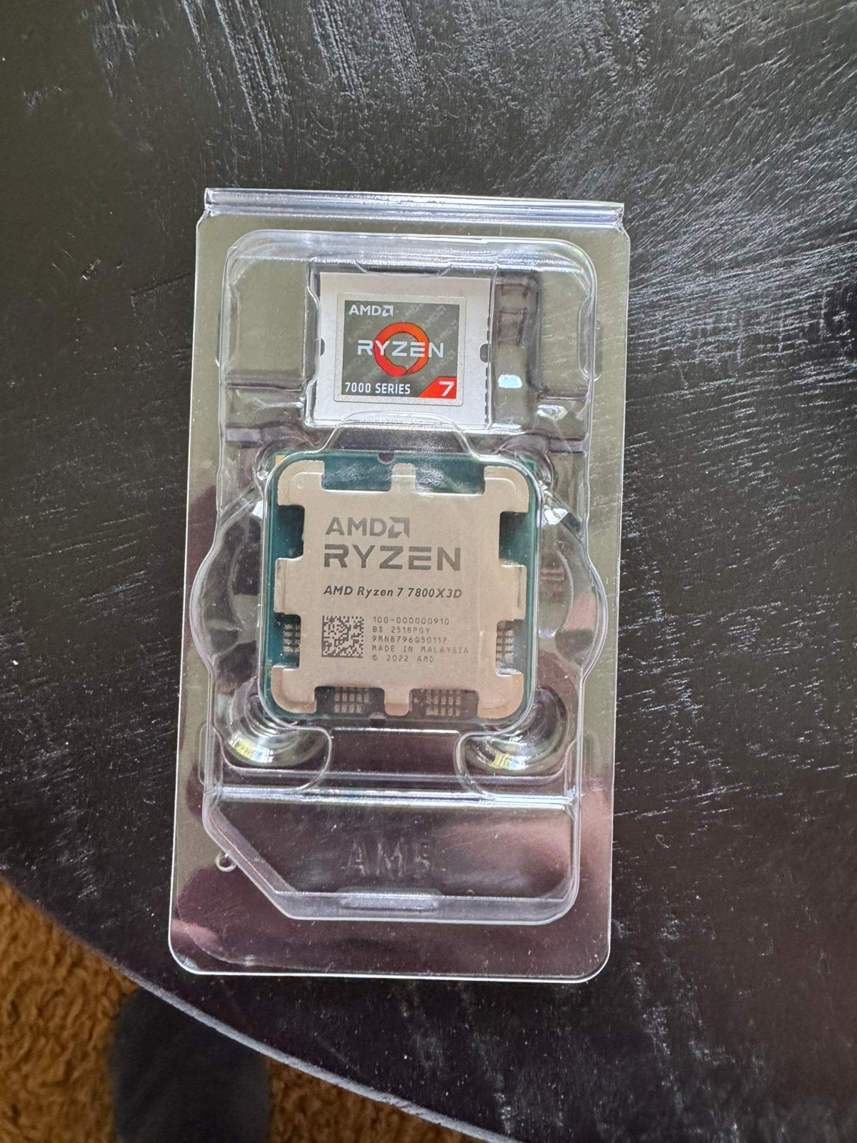 Ryzen 7 7800X3D, Computers en Software, Ophalen of Verzenden, Zo goed als nieuw, 8-core, 4 Ghz of meer