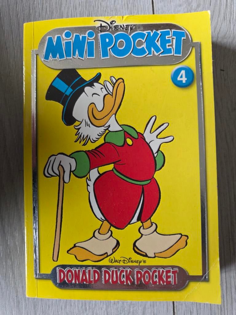 Disney Mini Pocket 4 Donald Duck Pocket, Boeken, Eén stripboek, Ophalen of Verzenden, Zo goed als nieuw