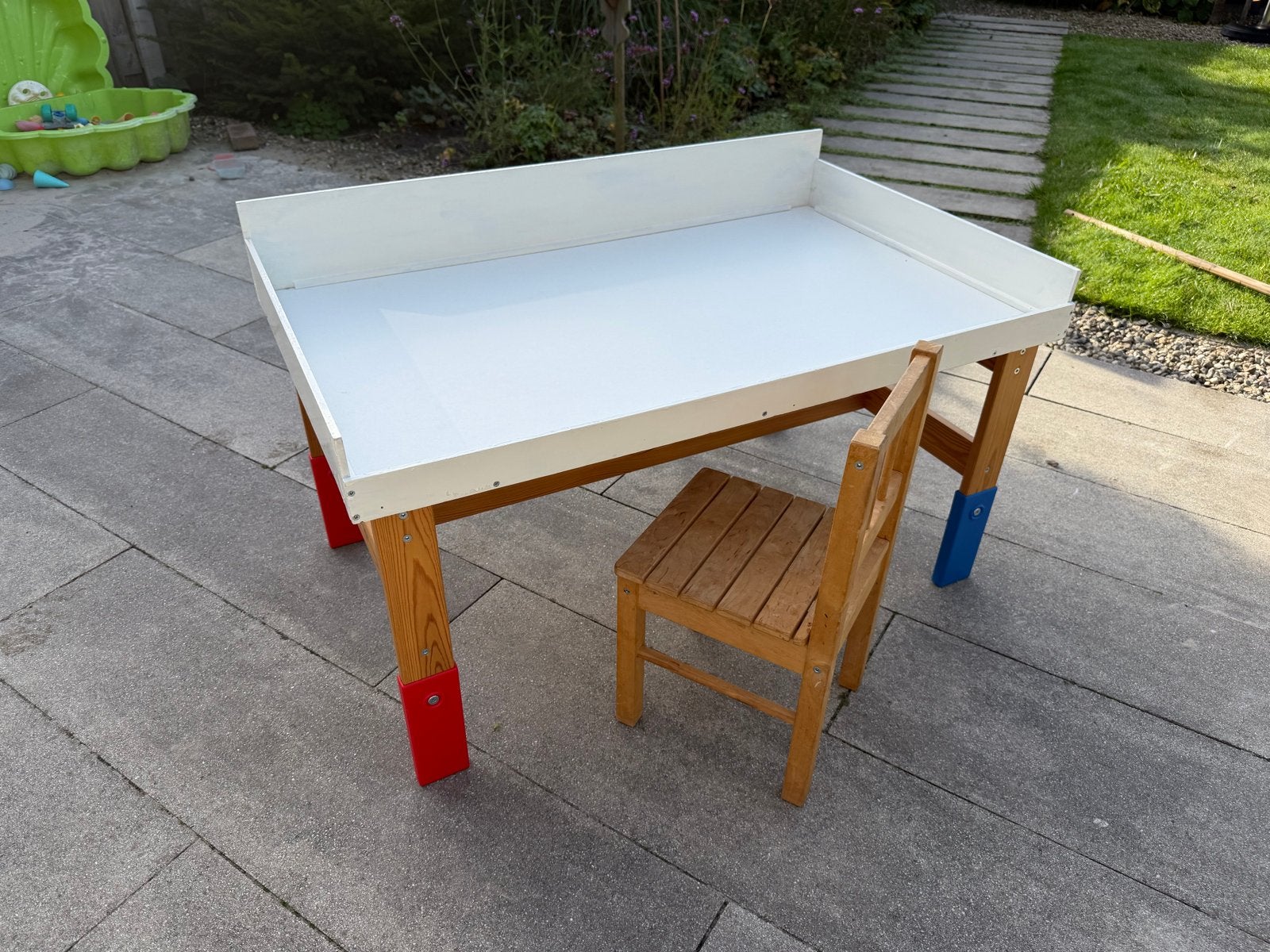 Speeltafel met stoel voor LEGO of andere activiteiten, Ophalen, Gebruikt