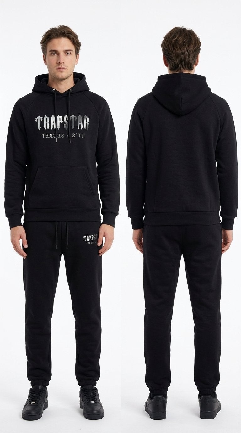 Trapstar trainingspak - Maat M (valt als L), Maat 52/54 (L), Zwart, Ophalen of Verzenden, Zo goed als nieuw