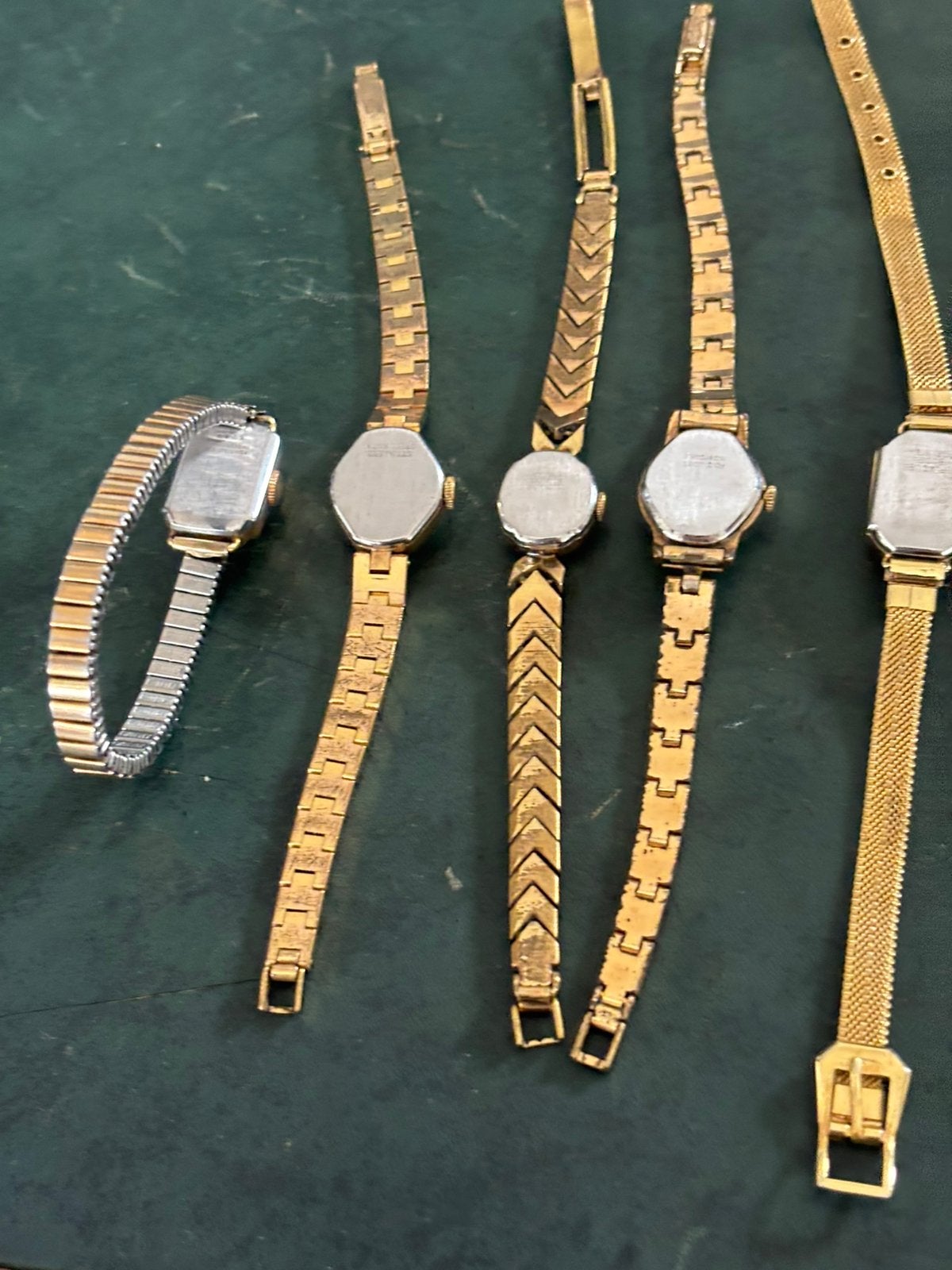 Kavel van 9 vintage zakhorloges (zilver/staal) & 5 vergulde, Ophalen, Gebruikt, Staal, Zakhorloge