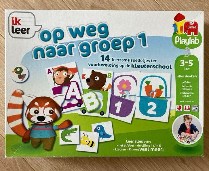 Jumbo Ik leer op weg naar groep 1 Playlab, Ophalen of Verzenden, Zo goed als nieuw, Puzzelen