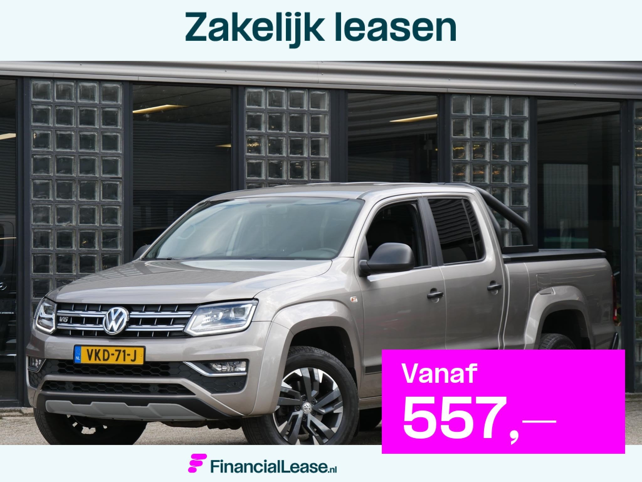 Volkswagen Amarok DOUBLE CAB 3.0TDI 4MOTION DARK LABEL/ TREK, Stof, Gebruikt, Euro 6, Beige