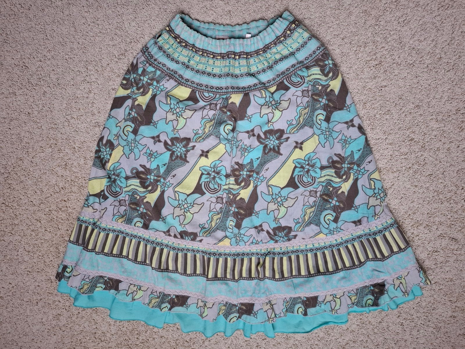 O'Neill katoenen strokenrok S, Kleding | Dames, Meerkleurig, Ophalen of Verzenden, Maat 36 (S), O'Neill