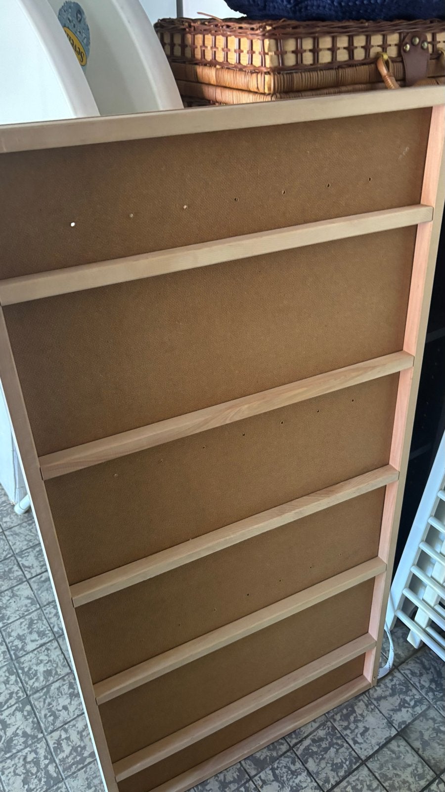 Wit houten ledikant met matras, Ophalen, Gebruikt, Ledikant