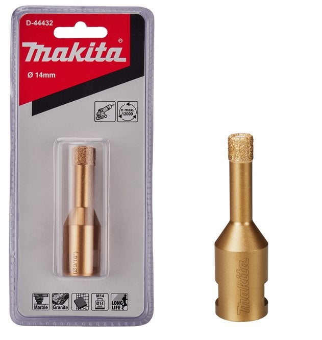Makita D-44432 Diamantboor 14mm M14 aansluiting Nieuw, Doe-het-zelf en Verbouw, Gereedschap | Handgereedschap, Info@makita.nl