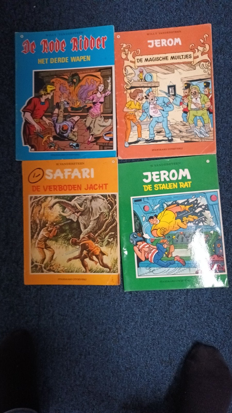 strips   jerom  en safari en de rode ridder, Ophalen of Verzenden, Overige thema's