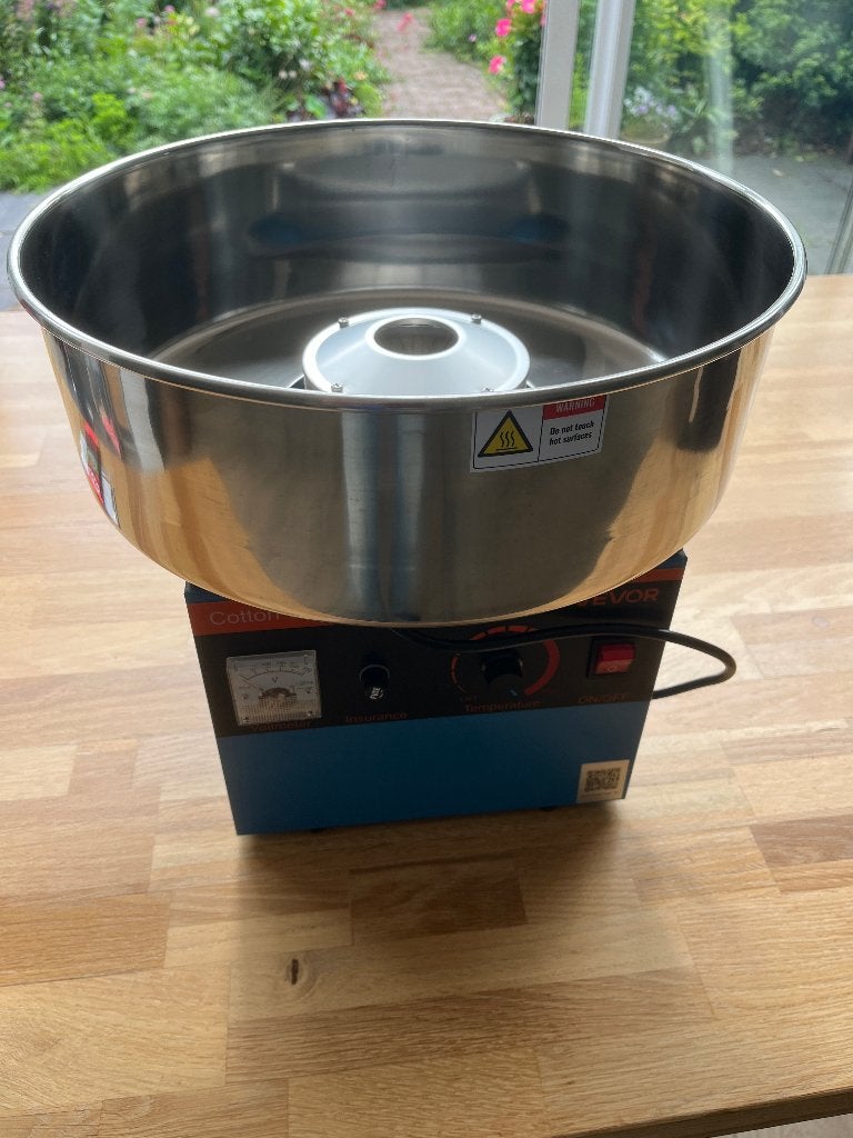 Te huur: suikerspinmachine – tafel model, Ophalen, Zo goed als nieuw, Overige