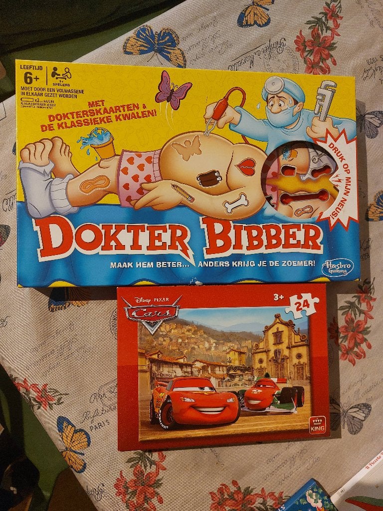Dokter Bibber en Cars puzzel, Ophalen, Zo goed als nieuw