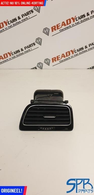 GOLF 7 HOOGGLANS ZWART LUCHTROOSTER RECHTS LIJST 5G1819704R, Volkswagen, Nieuw, Ophalen of Verzenden, VOLKSWAGEN ORIGINEEL
