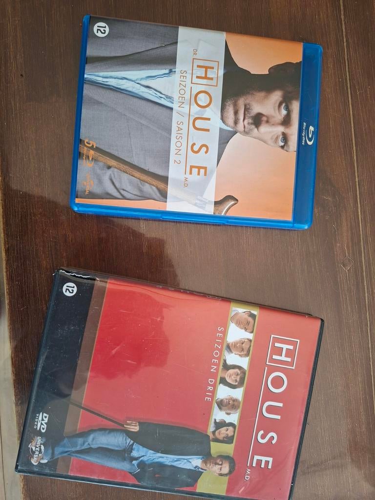 House M.D. Seizoen 2 (Blu-ray) en Seizoen 3 (DVD), Boxset, Drama, Ophalen of Verzenden, Zo goed als nieuw