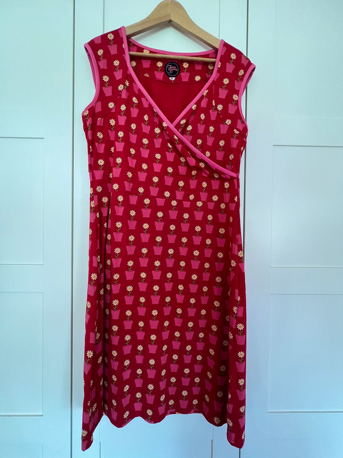 Jurk Tante Betsy xl, Ophalen, Maat 46/48 (XL) of groter, Zo goed als nieuw, Knielengte